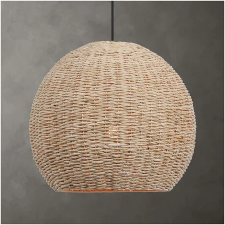 Uttermost  Seagrass 1 Light Dome Pendant